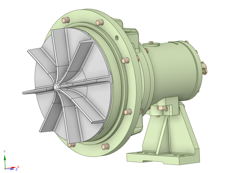 泵三维模型10:旋流泵